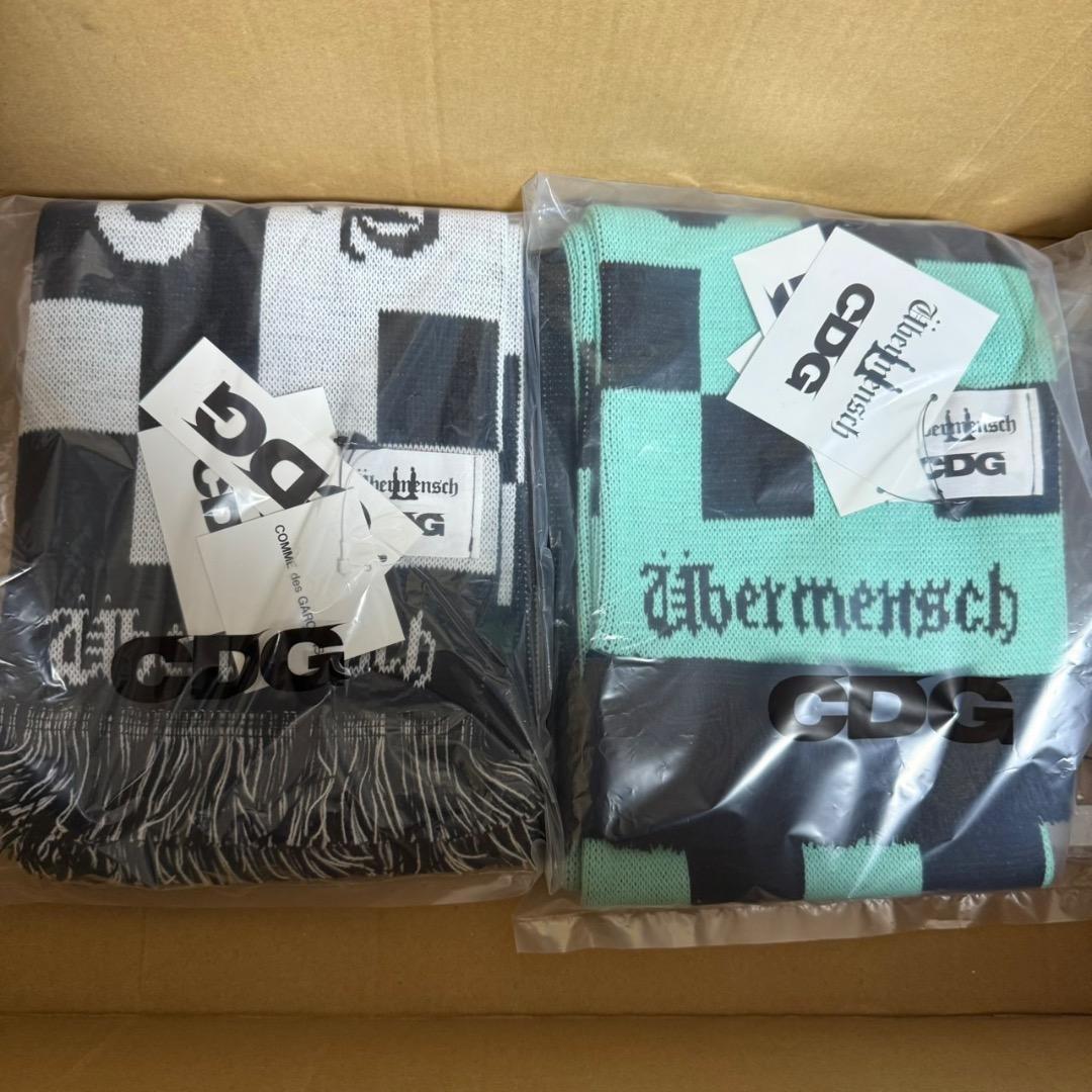 2色　CDG G-DRAGON CHECKERED STOLE MINT