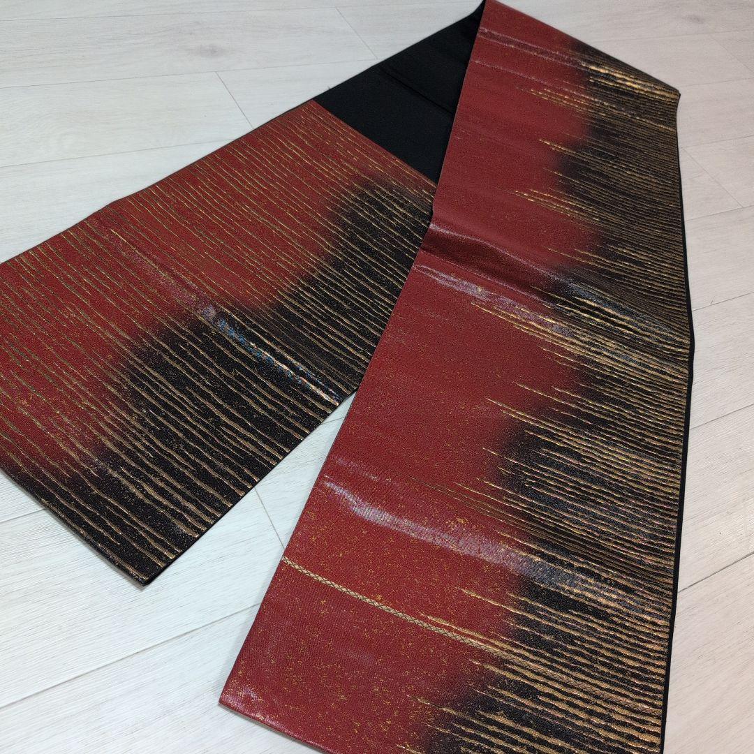 サツキ様正絹　本純金糸使用　朱色