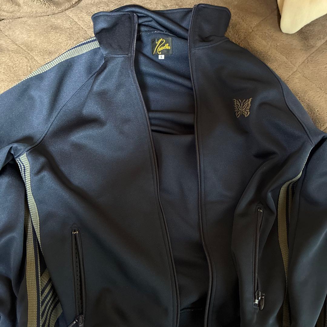 Needles ネイビー ジップアップジャケット S