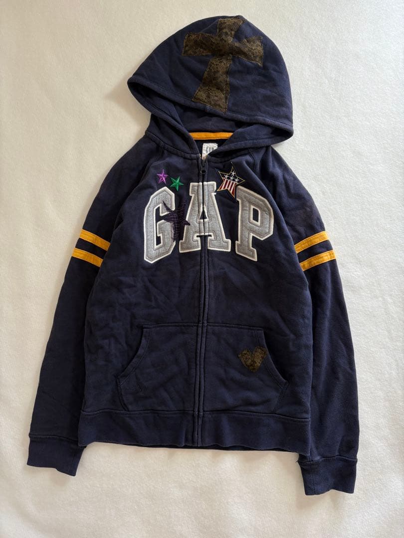 レア★y2k GAP 再構築 十字架 星 ワッペン平成ギャル フェアリーグランジ