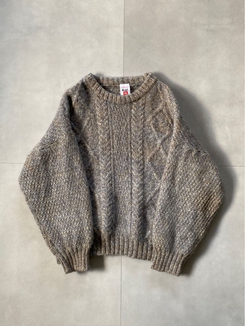 古着 ビンテージ 80s ヨーロッパ イギリス キッズ ニット セーター 希少