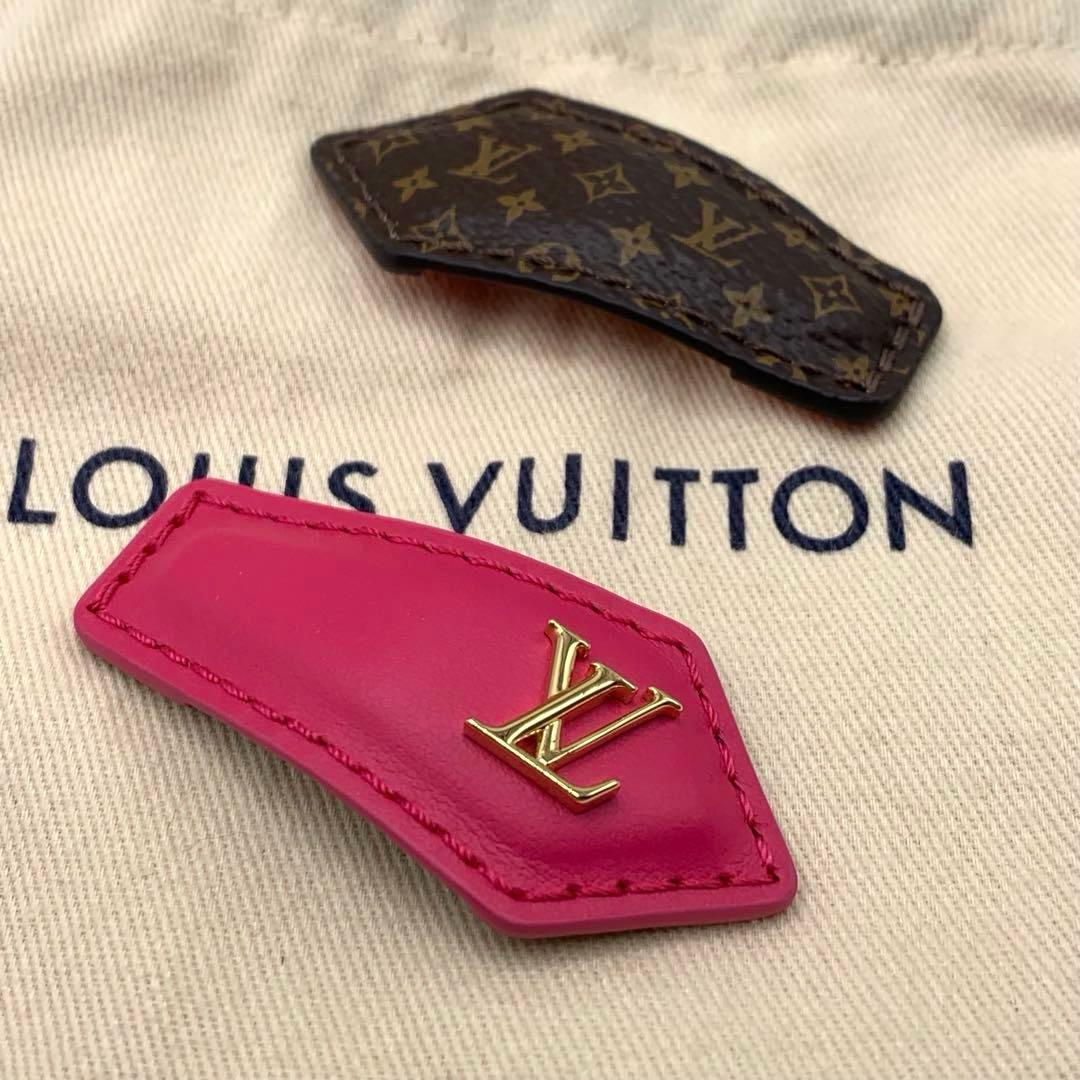 【未使用】ルイヴィトン　ヘアクリップ モノグラム　LVロゴ