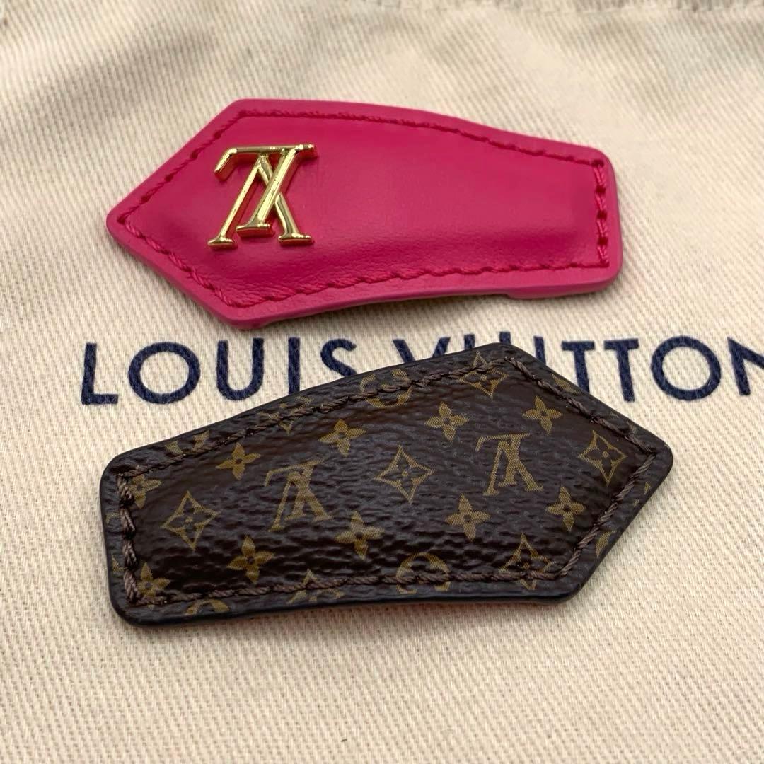 【未使用】ルイヴィトン　ヘアクリップ モノグラム　LVロゴ