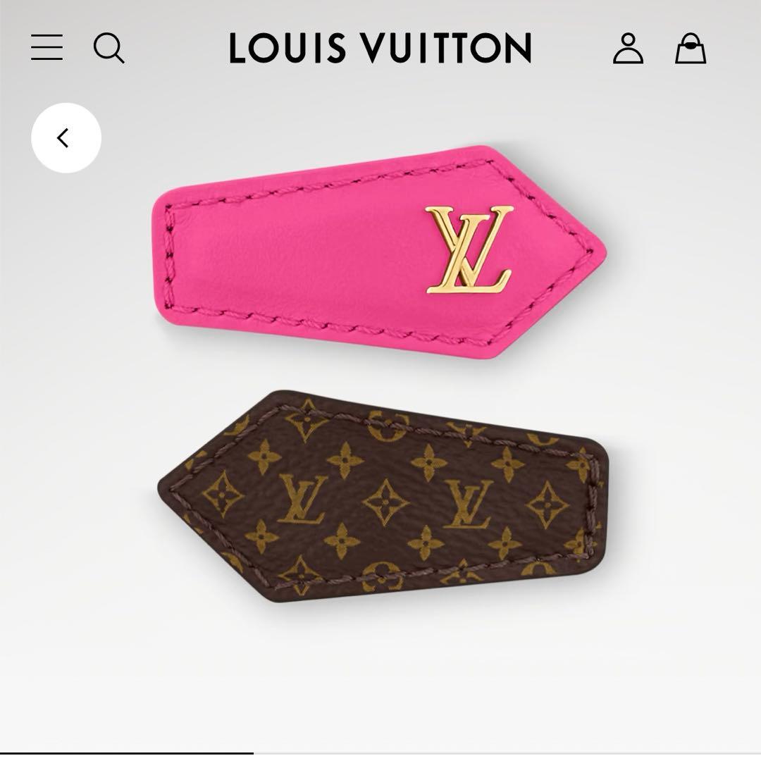 【未使用】ルイヴィトン　ヘアクリップ モノグラム　LVロゴ