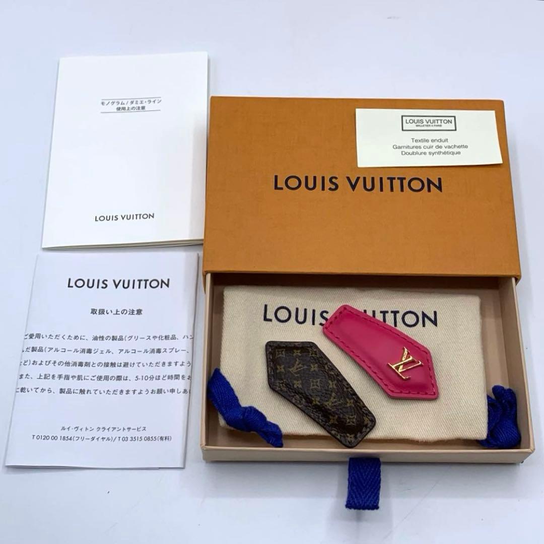 【未使用】ルイヴィトン　ヘアクリップ モノグラム　LVロゴ