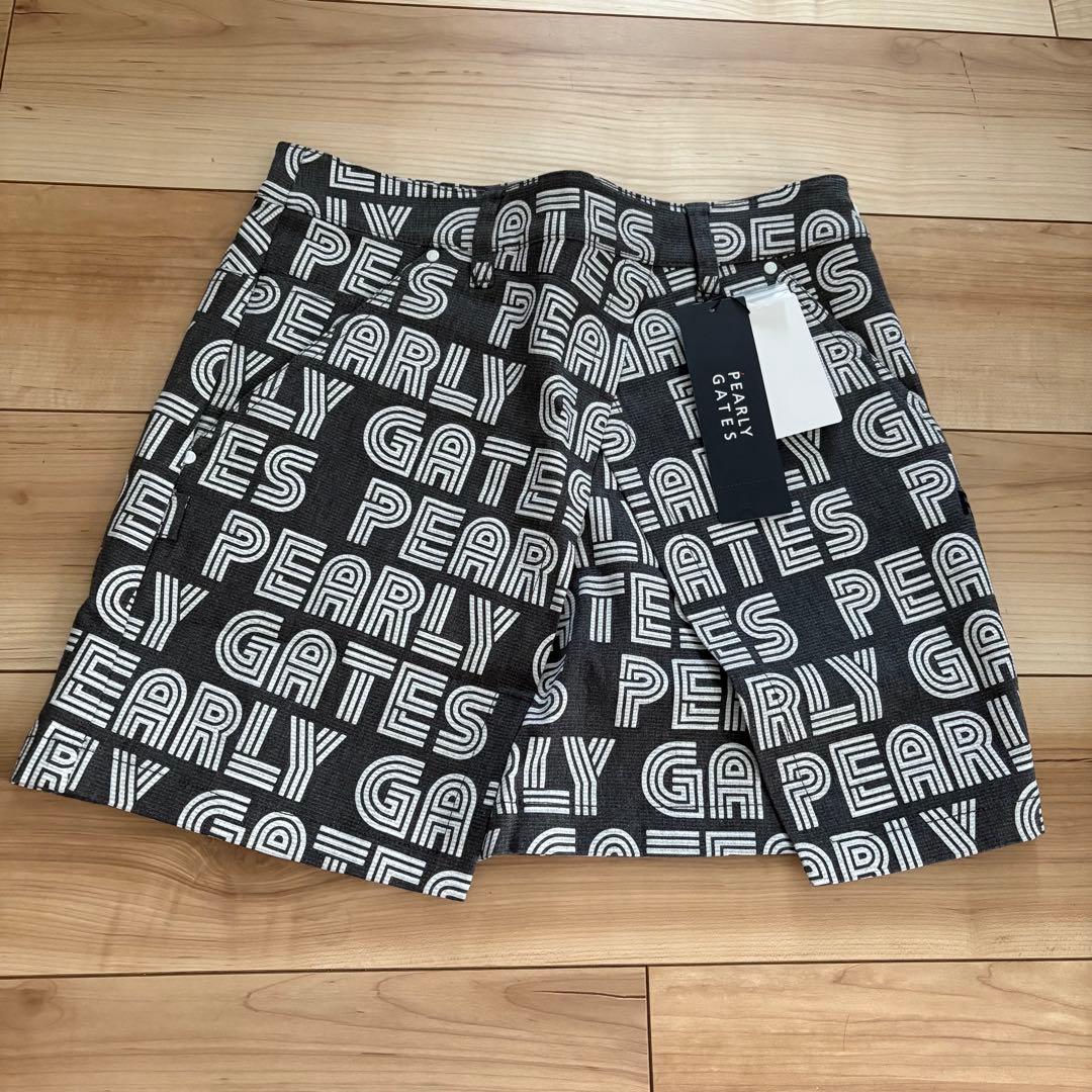 新品未使用★PEARLY GATES パーリーゲイツ ロゴ 総柄 スカート 0