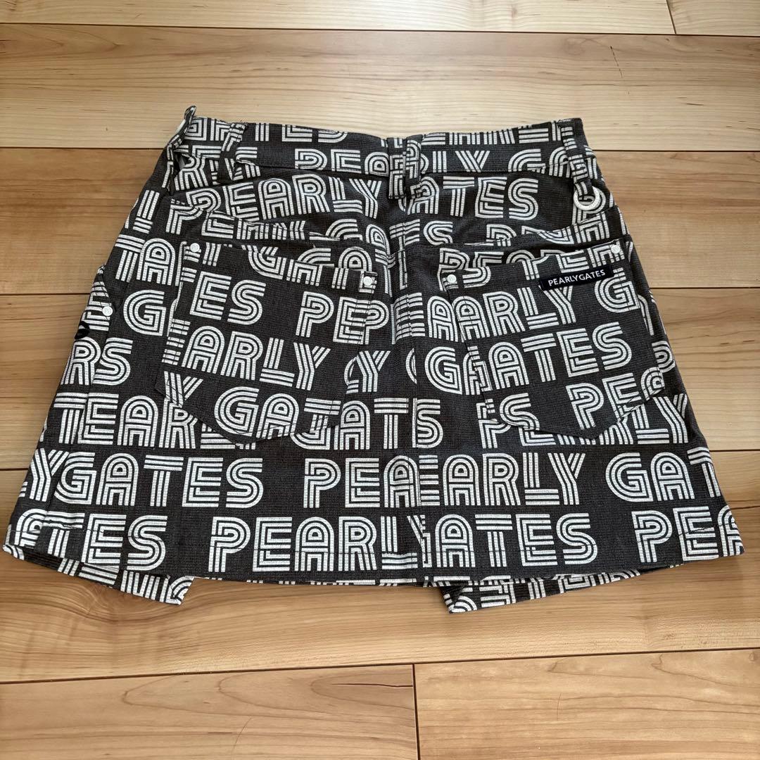 新品未使用★PEARLY GATES パーリーゲイツ ロゴ 総柄 スカート 0