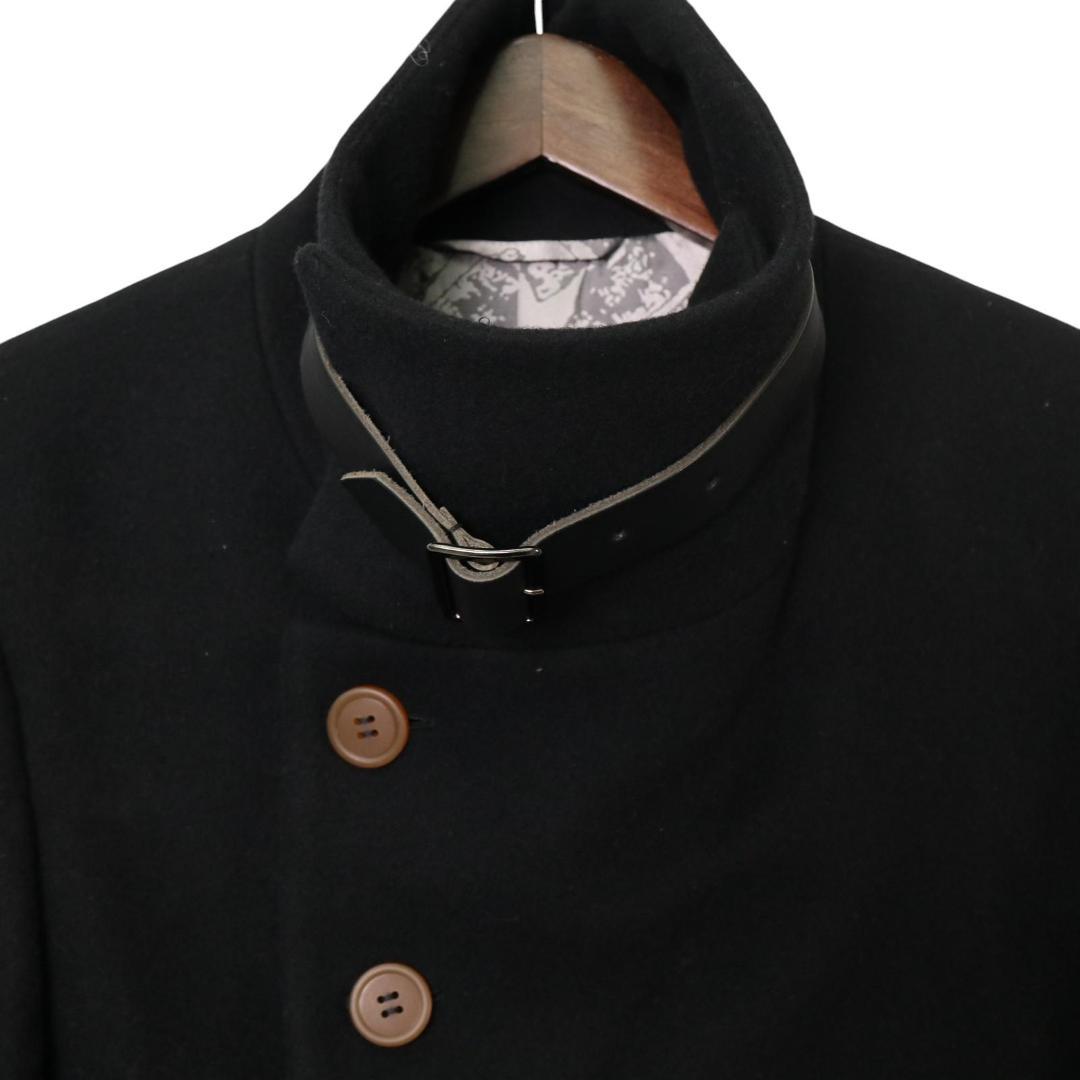 【美品✨】ヴィヴィアンウエストウッドマン ミントカラー ウールピーコート 黒46