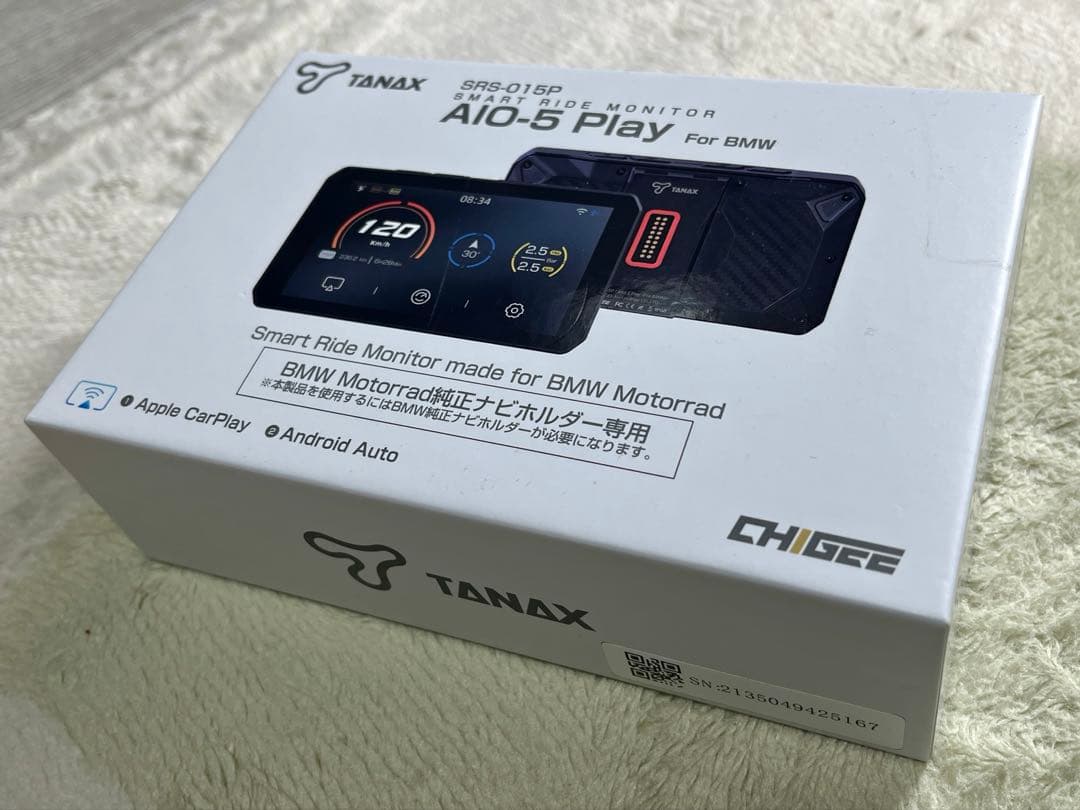 バイク用スマートモニター タナックス AIO-5 Play for 