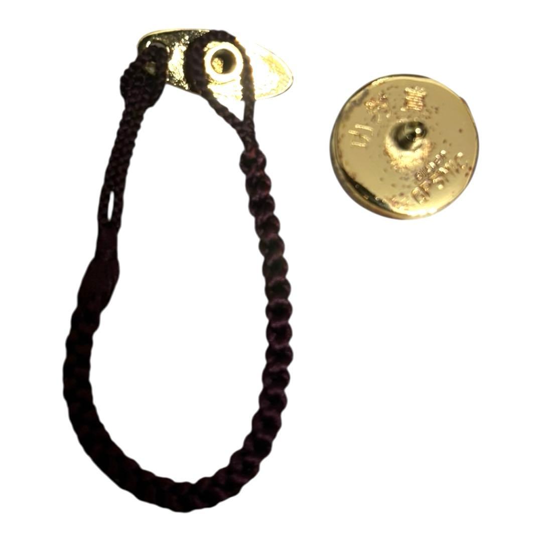 全日本海員組合特別功労賞　タイピン　バッジ　貴金属18金　シルバー　刻印品質表示