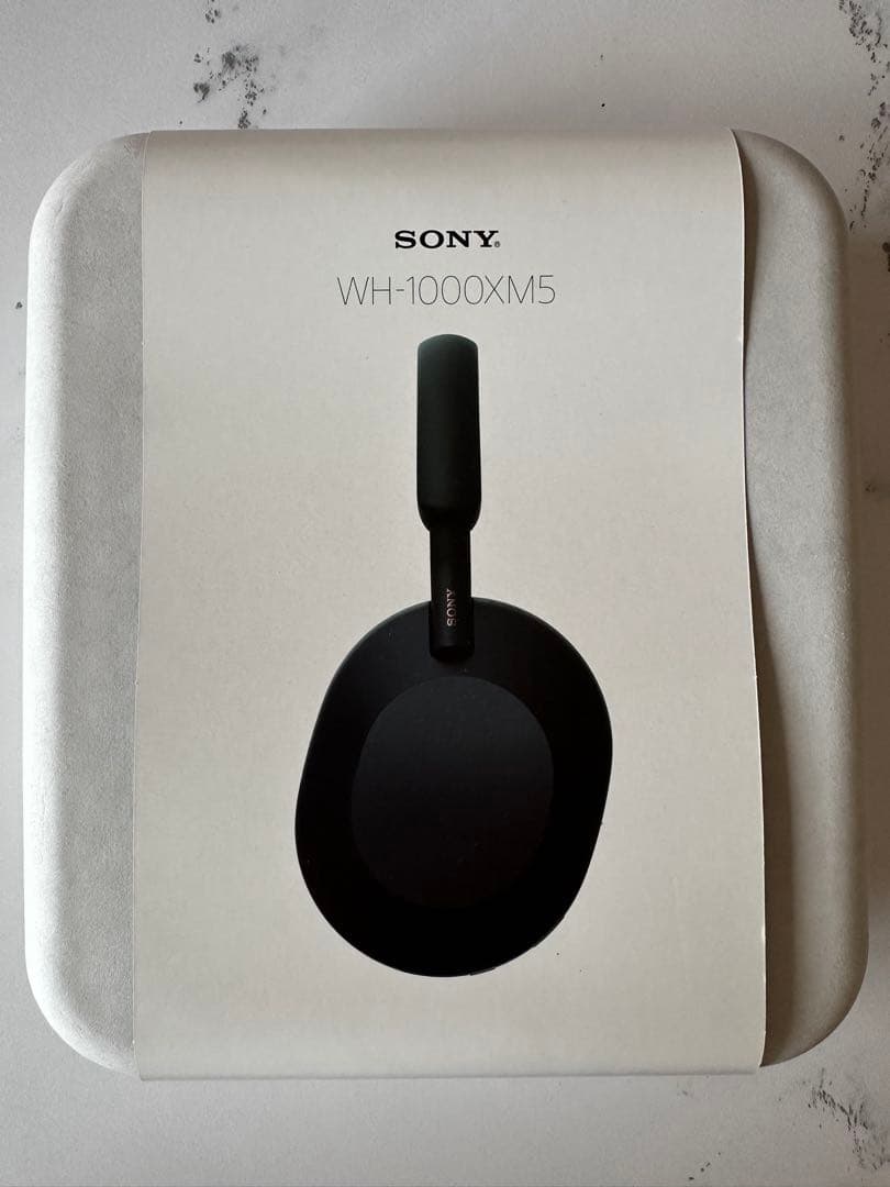 【美品】SONY WH-1000XM5 ブラック ワイヤレスヘッドホン