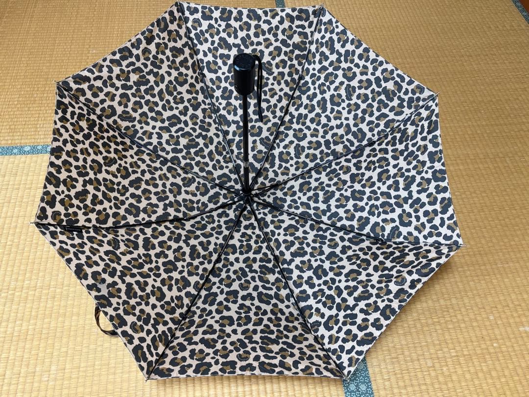 マッキントッシュフィロソフィー/折り畳み傘/レオパード/晴雨兼用/ヒョウ柄/美品