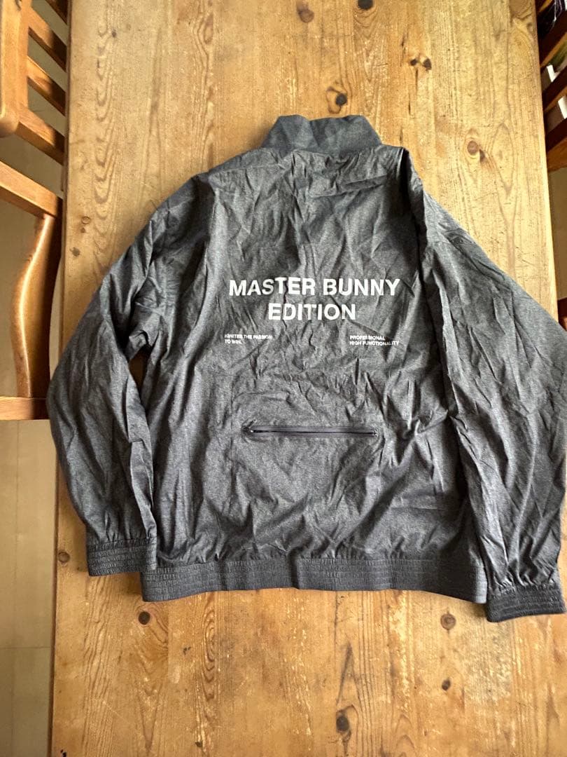 ■ マスターバニー　メンズ　ジャンパー　L グレー　ゴルフ　 防寒　防風　5