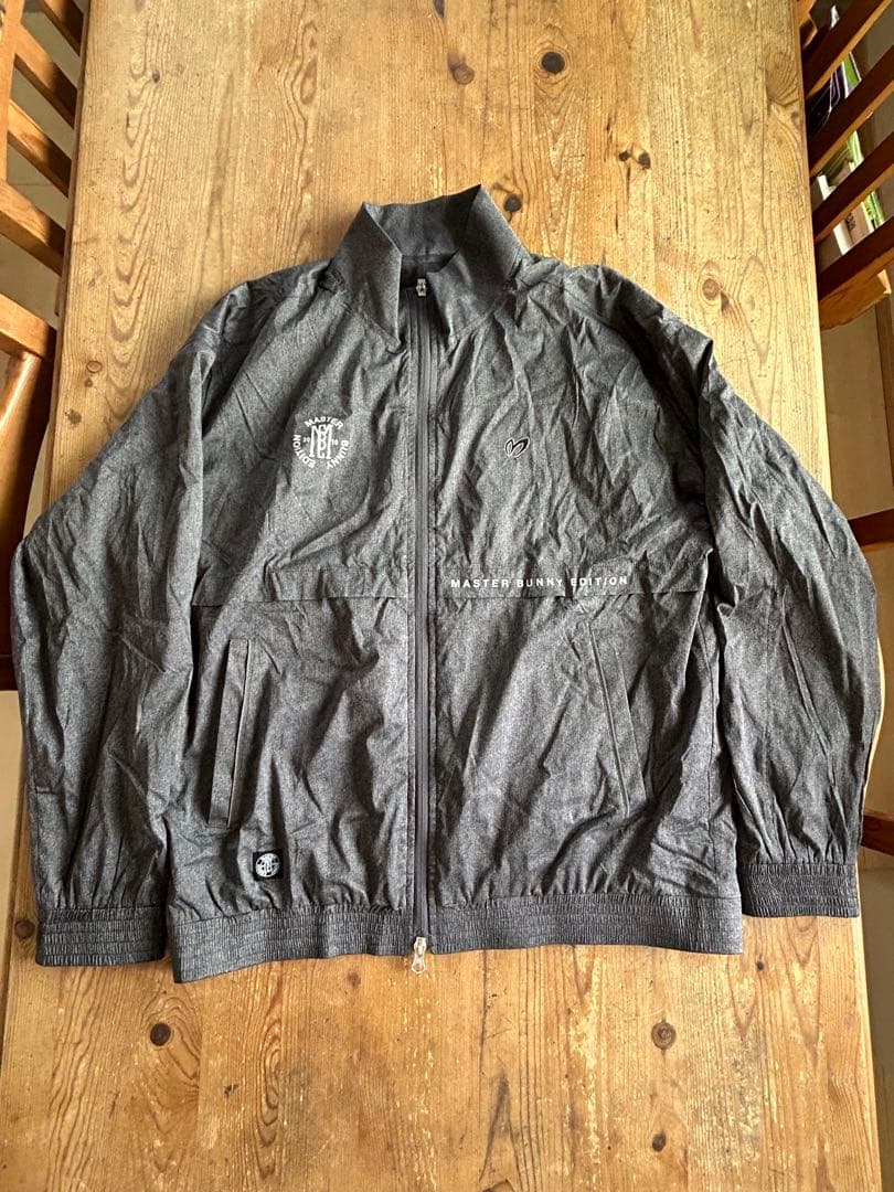 ■ マスターバニー　メンズ　ジャンパー　L グレー　ゴルフ　 防寒　防風　5