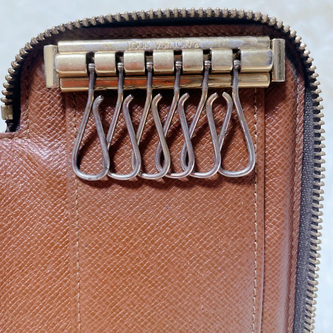 ◆美品◆ 希少◆ルイヴィトン モノグラム ラウンドファスナー 6本キーケース