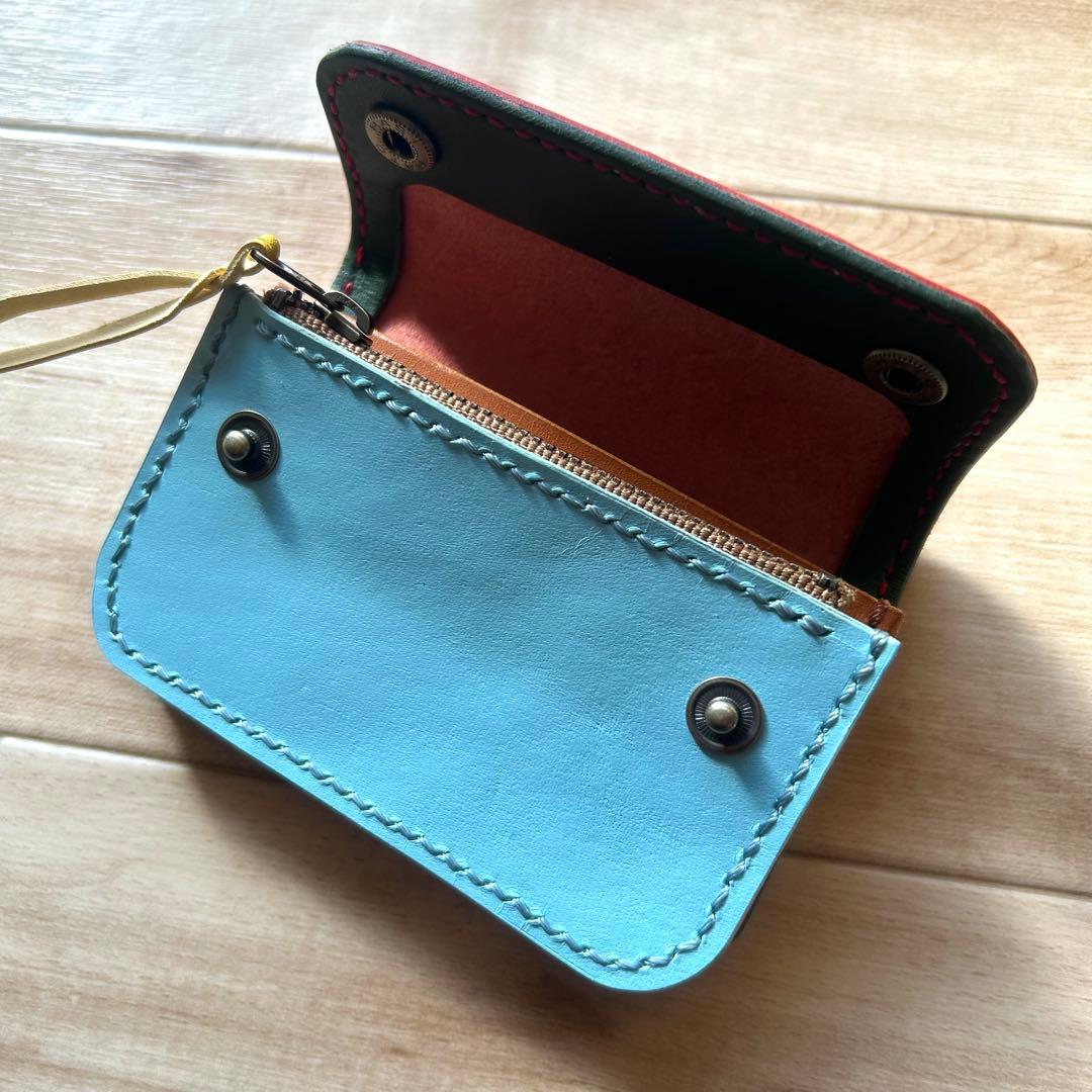 ミニトラッカーウォレット マルチカラー ミニウォレット 財布