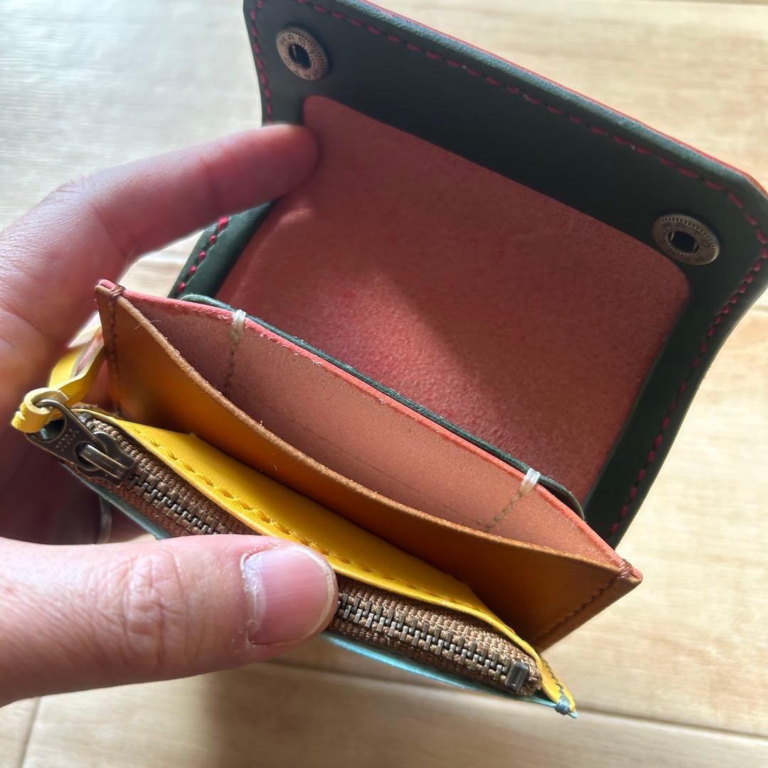 ミニトラッカーウォレット マルチカラー ミニウォレット 財布