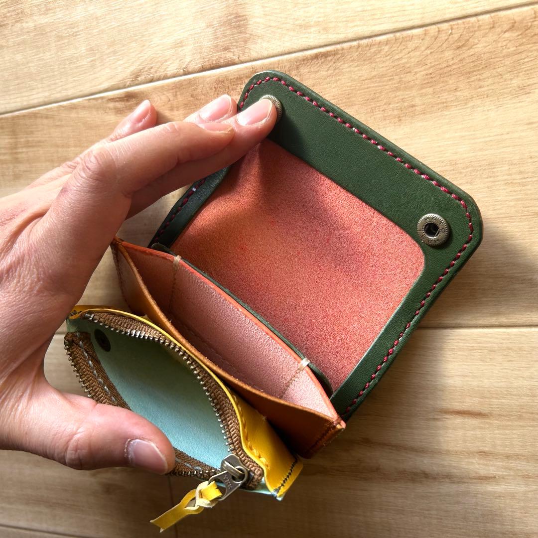 ミニトラッカーウォレット マルチカラー ミニウォレット 財布