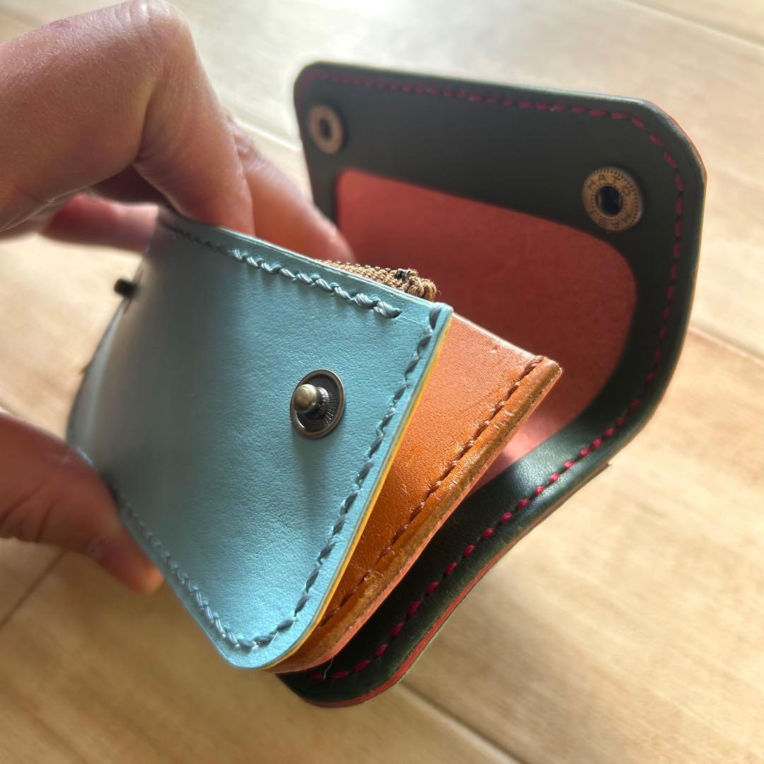 ミニトラッカーウォレット マルチカラー ミニウォレット 財布