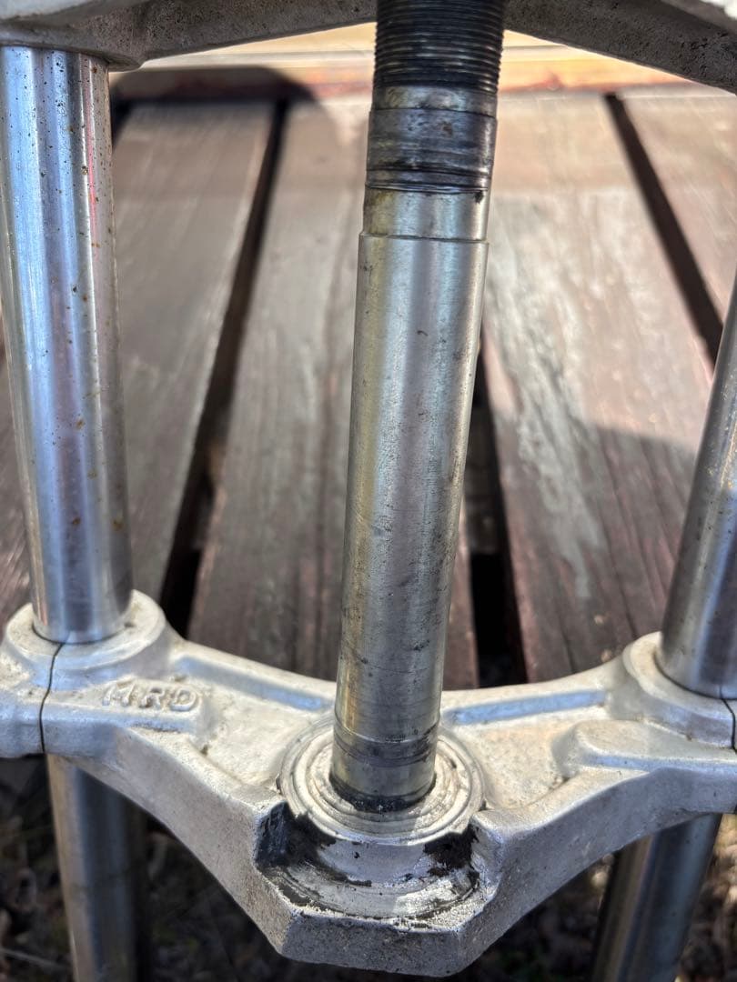 モンキー　フロントフォーク　MRD(ミクニ製) 早矢仕トップブリッジステム当時物