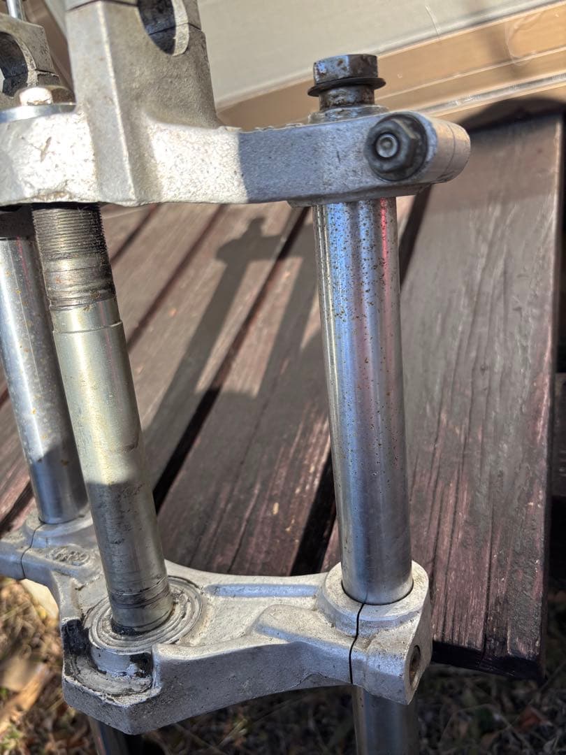 モンキー　フロントフォーク　MRD(ミクニ製) 早矢仕トップブリッジステム当時物