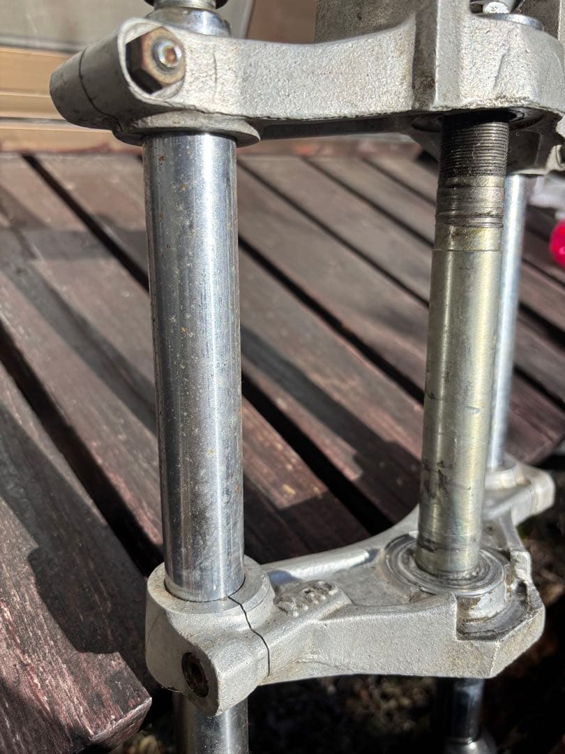 モンキー　フロントフォーク　MRD(ミクニ製) 早矢仕トップブリッジステム当時物