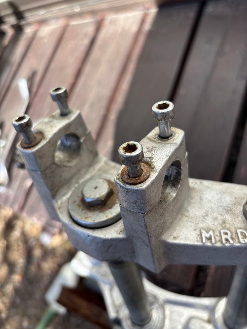 モンキー　フロントフォーク　MRD(ミクニ製) 早矢仕トップブリッジステム当時物