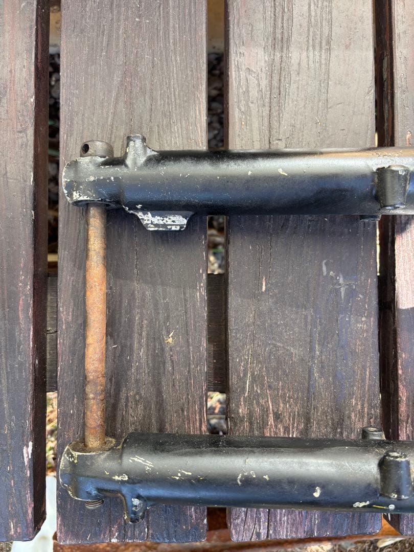 モンキー　フロントフォーク　MRD(ミクニ製) 早矢仕トップブリッジステム当時物