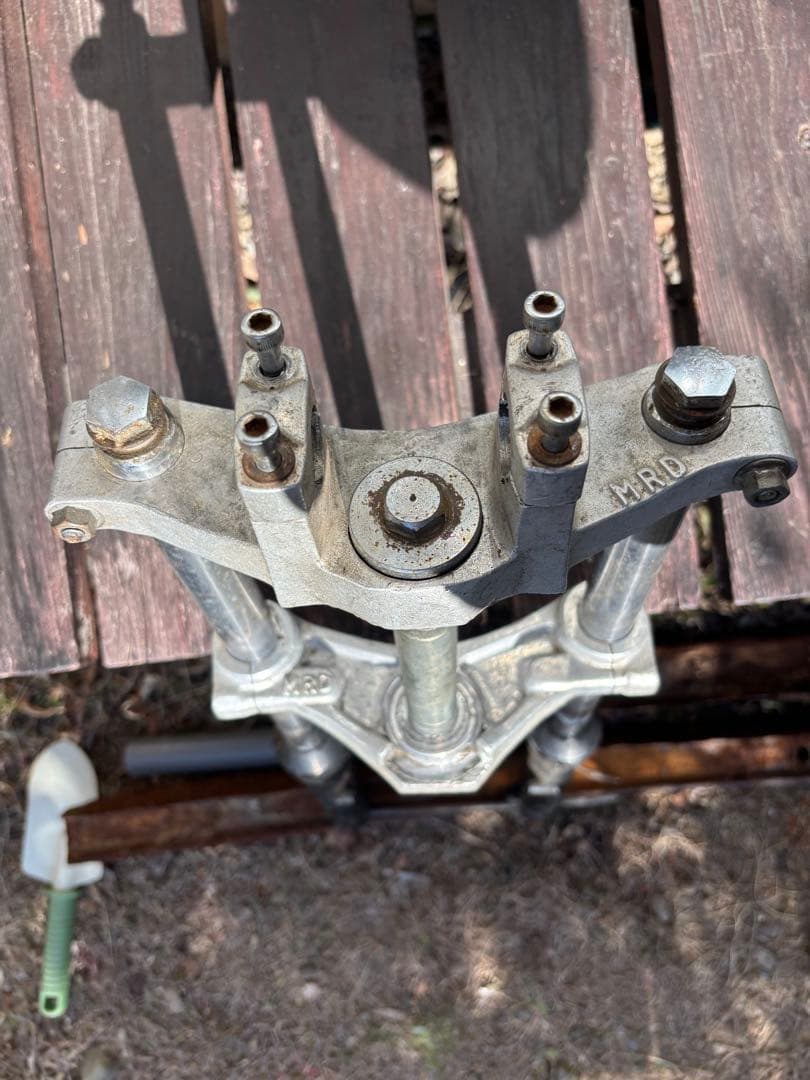 モンキー　フロントフォーク　MRD(ミクニ製) 早矢仕トップブリッジステム当時物