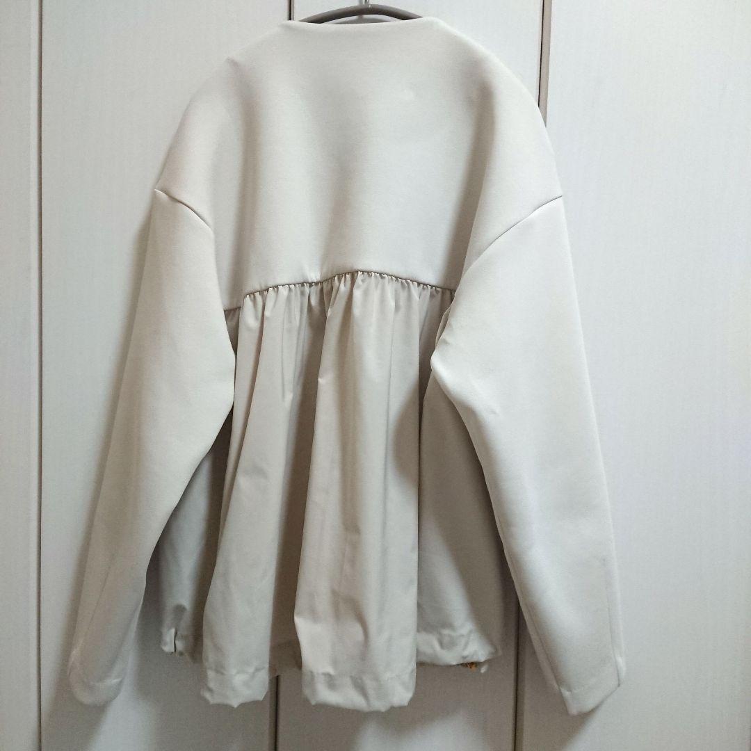 23区【洗える】コットンエアー ギャザー ライトアウター