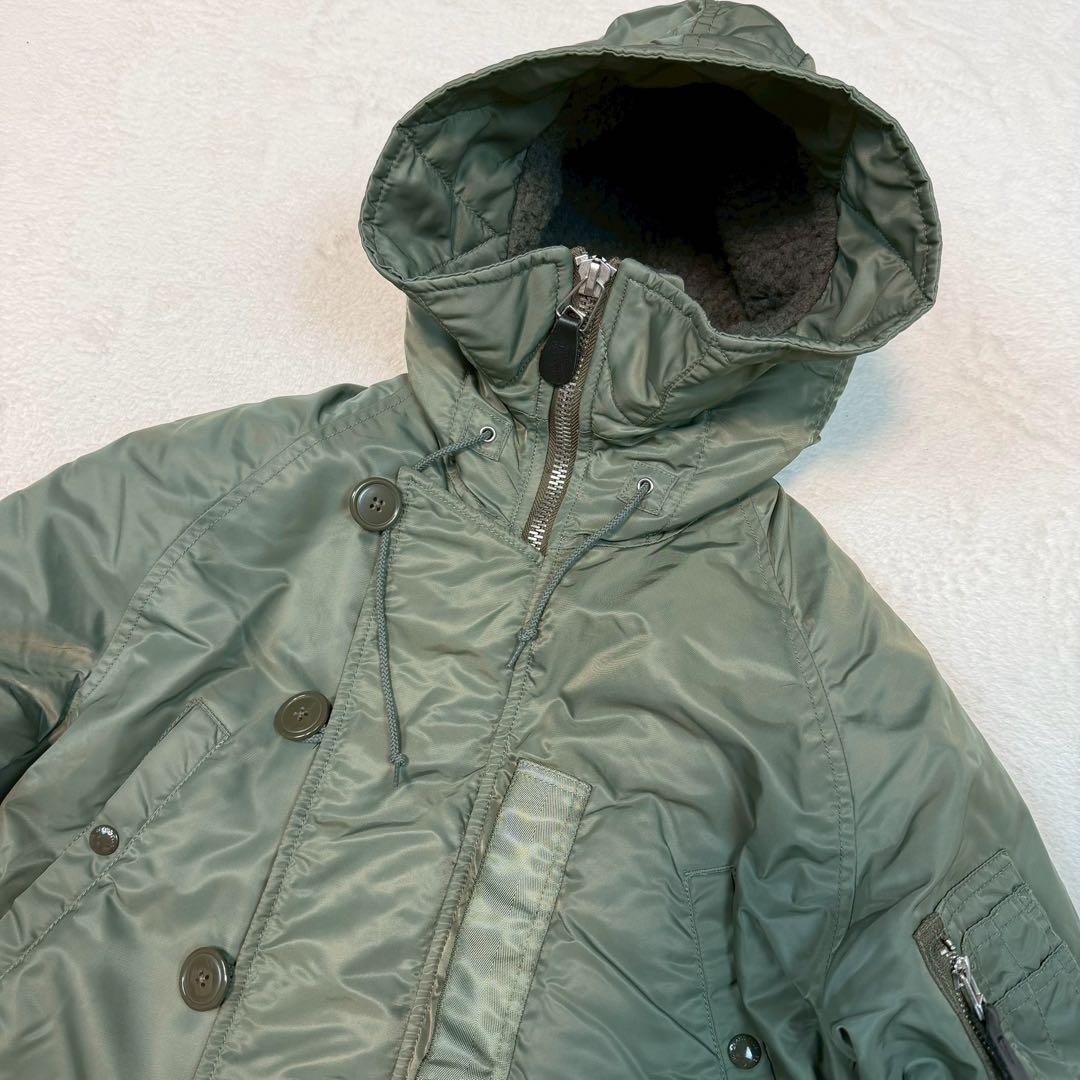 BEAMS+ N-3B フライトジャケット ダウンジャケット カーキ ミリタリー