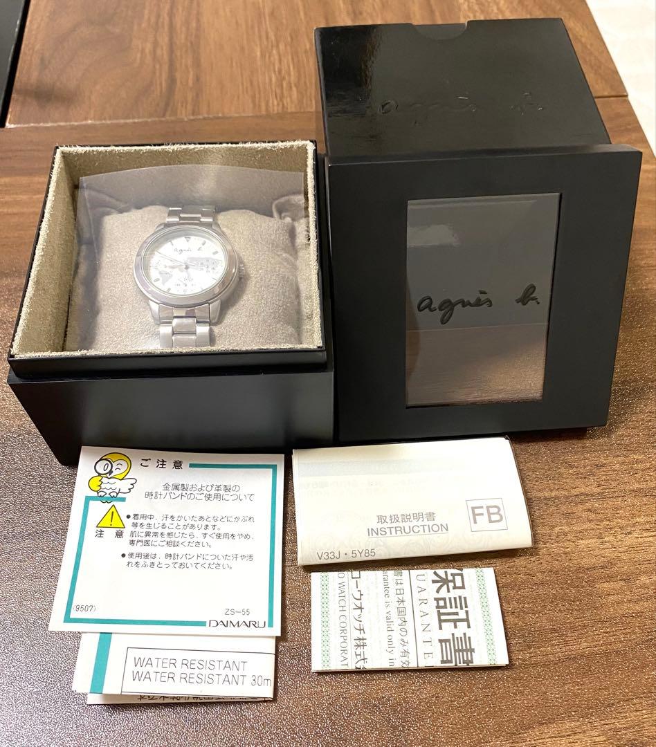 【未使用品】agnes b. 腕時計 レディース【箱・保証書あり】