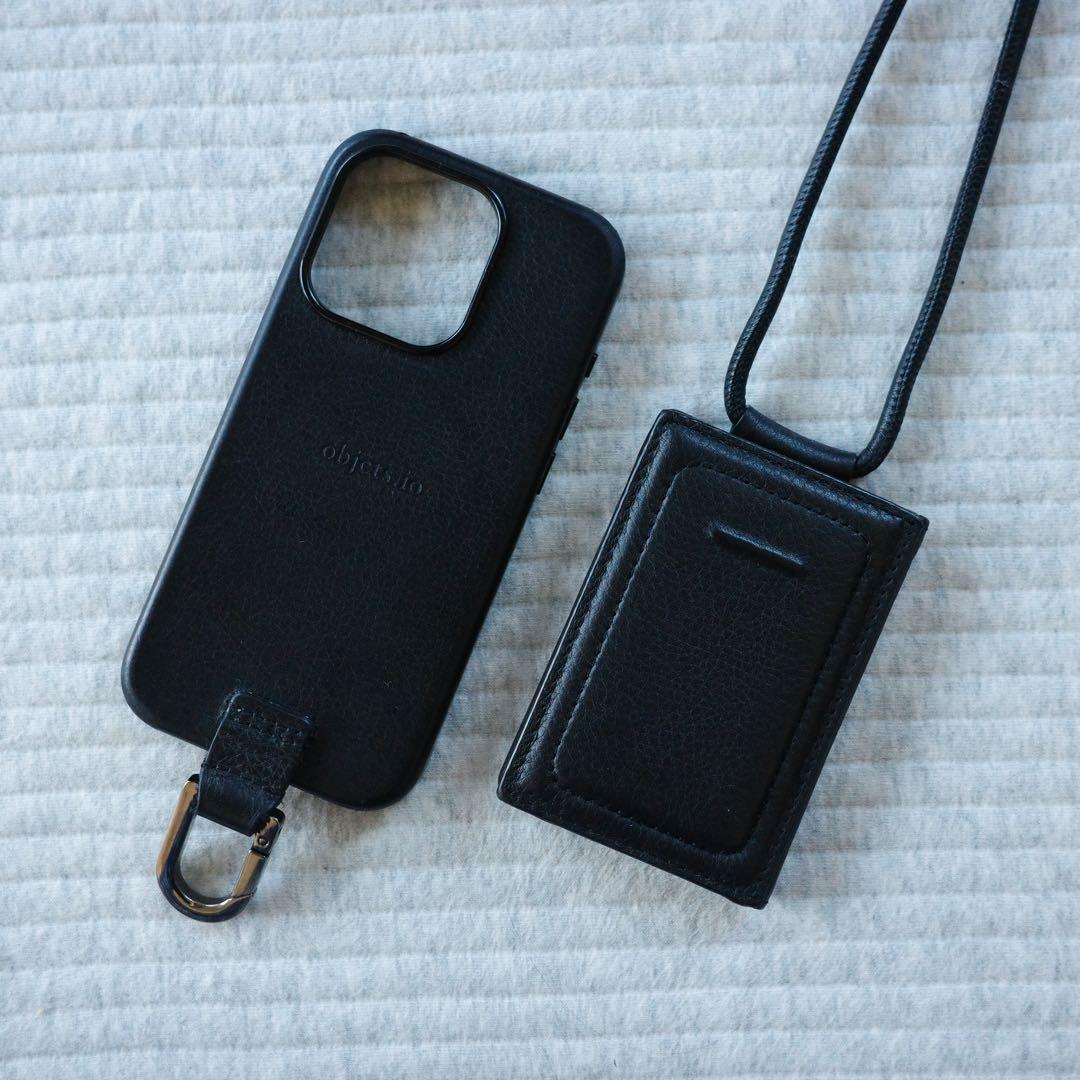 【objcts.io】 iPhone 15 pro用 ケース+カードケース