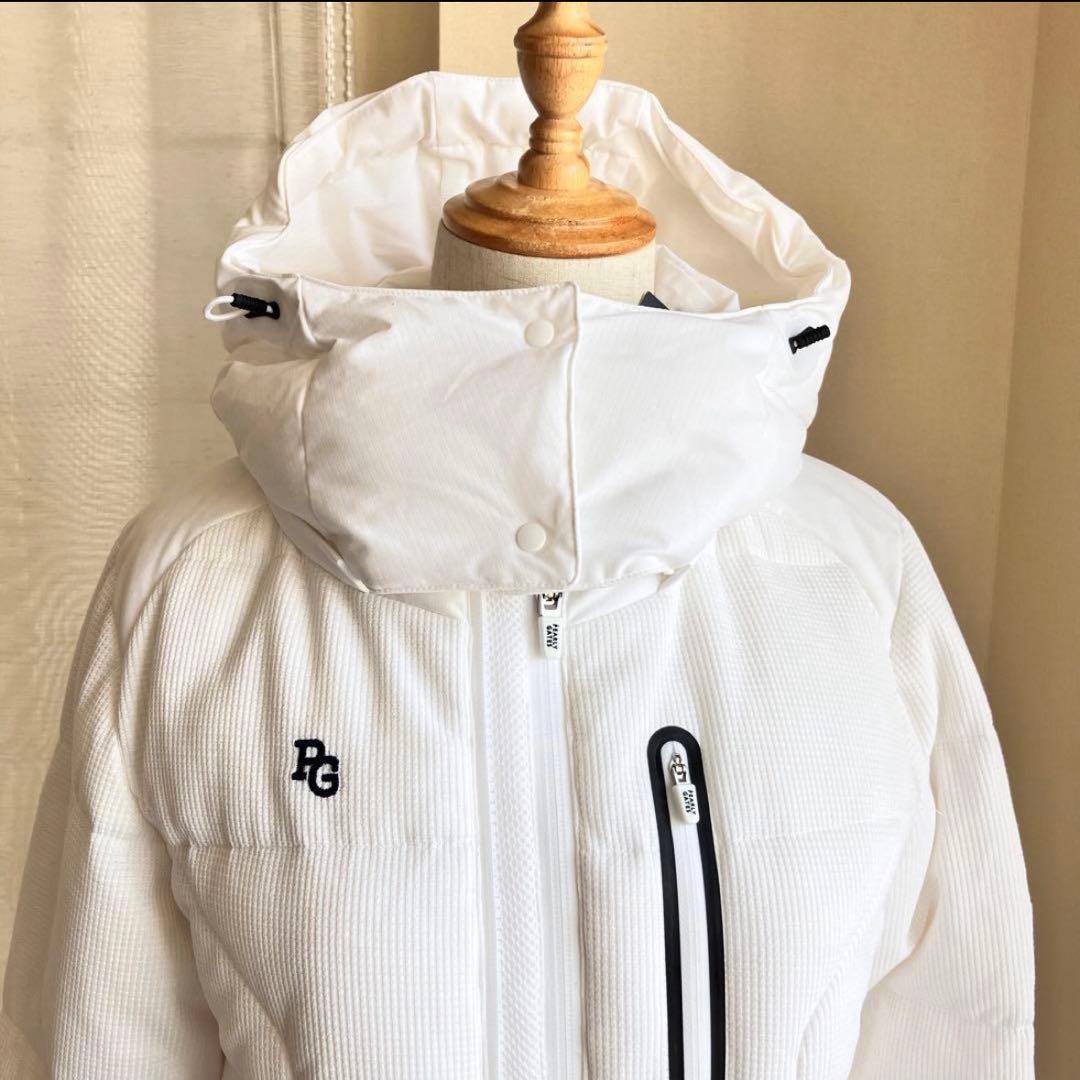 新品タグ付き　パーリーゲイツ　ダウンコート　　ホワイト　0サイズ