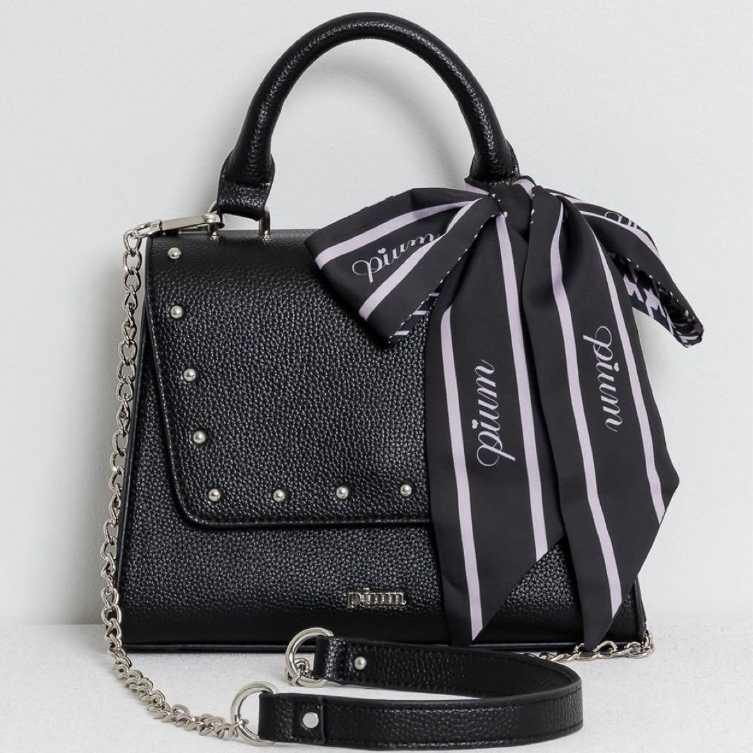 pium スカーフ付きフラップバック