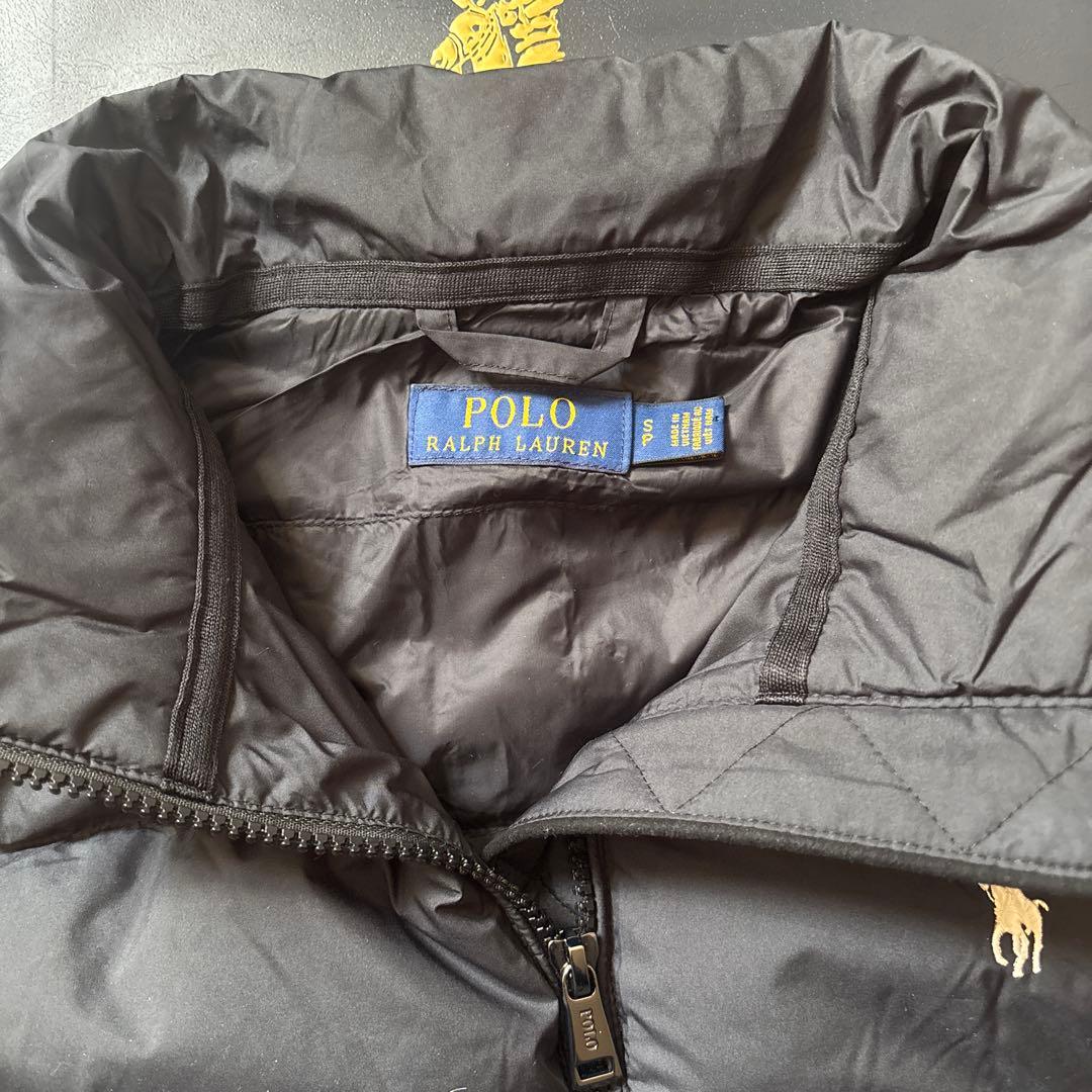 【美品】Ralph Lauren 黒ダウンベスト　S