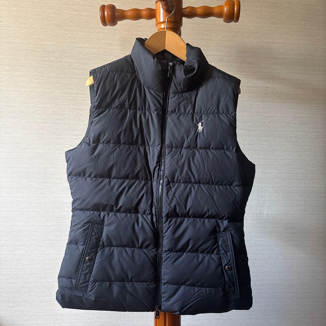 【美品】Ralph Lauren 黒ダウンベスト　S