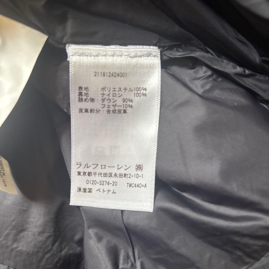 【美品】Ralph Lauren 黒ダウンベスト　S