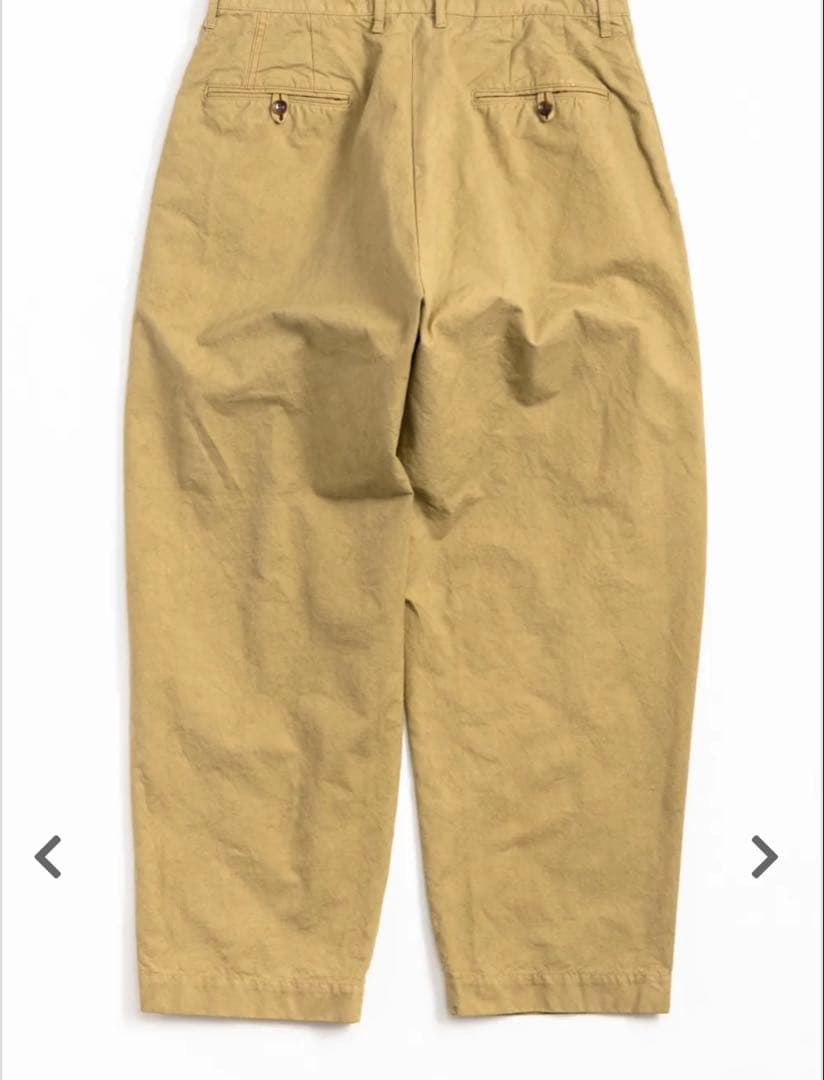 パンツ ANACHRONORM STANDARD TUCK WIDE TROUSERS