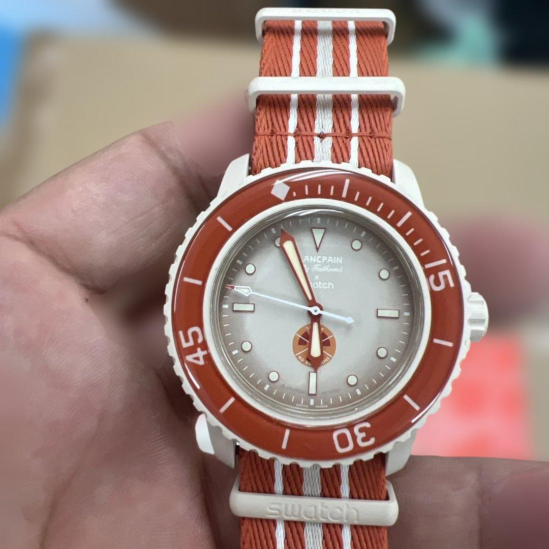 斯*経様 Swatch Blancpain コラボ 時計