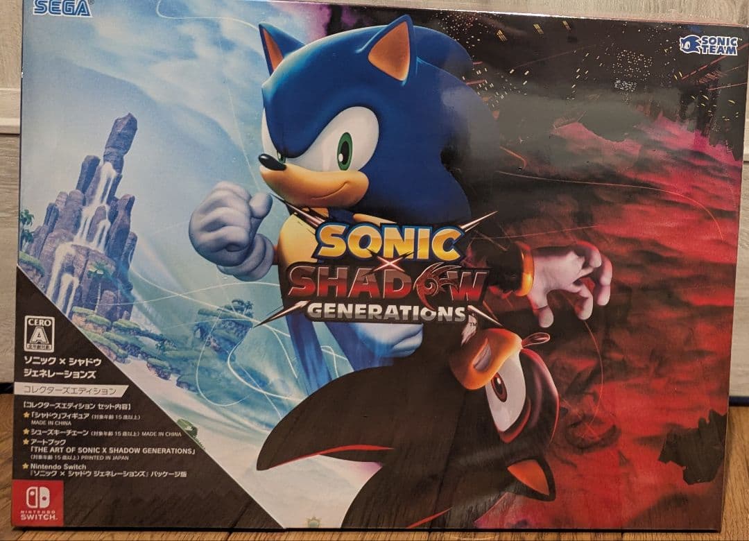新品未開封 ソニック×シャドウCE Switch Amazon限定特典付