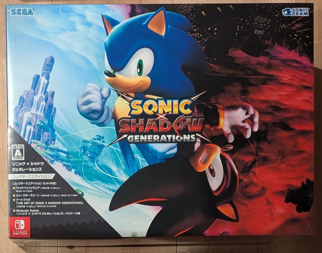 新品未開封 ソニック×シャドウCE Switch Amazon限定特典付