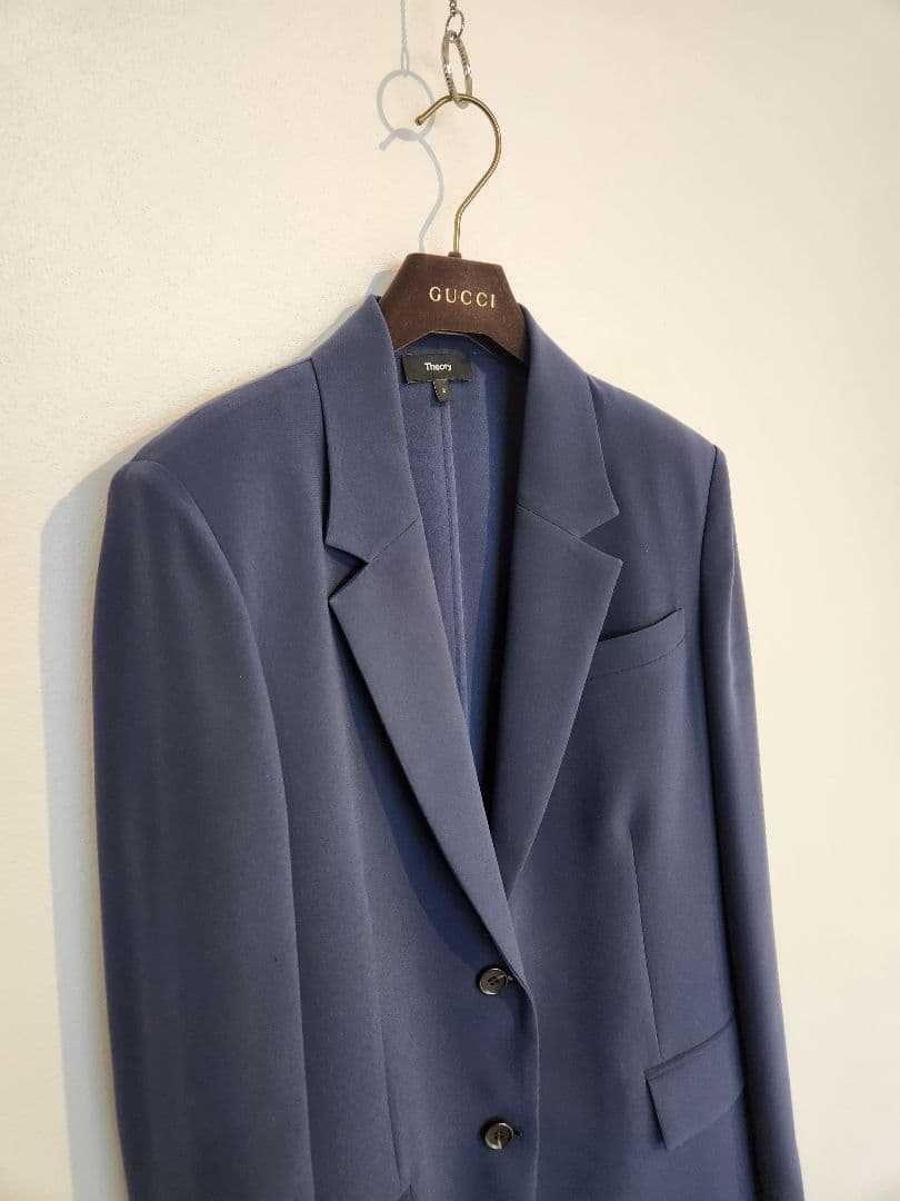 今季セオリーオーバーサイズジャケット2サイズ　ネイビー