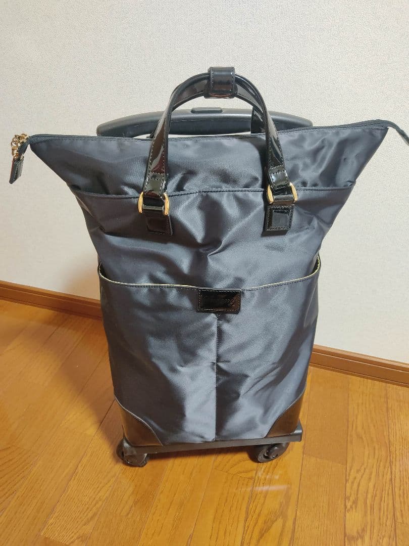 座面付き！SWANY スワニー　キャリーカート　キャリーバッグ　ブラック