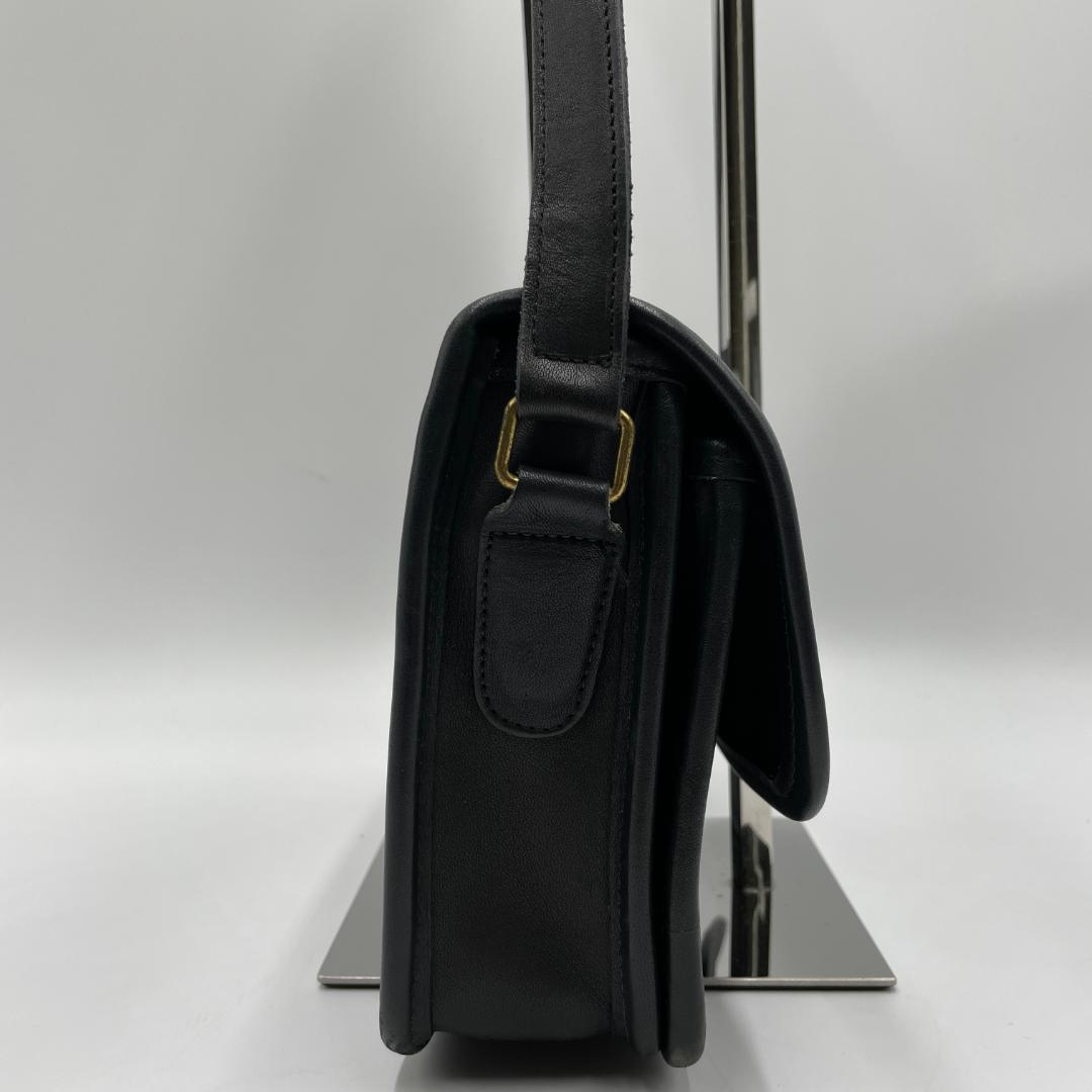 良品 COACH ショルダーバッグ レザー オールドコーチ ターンロック