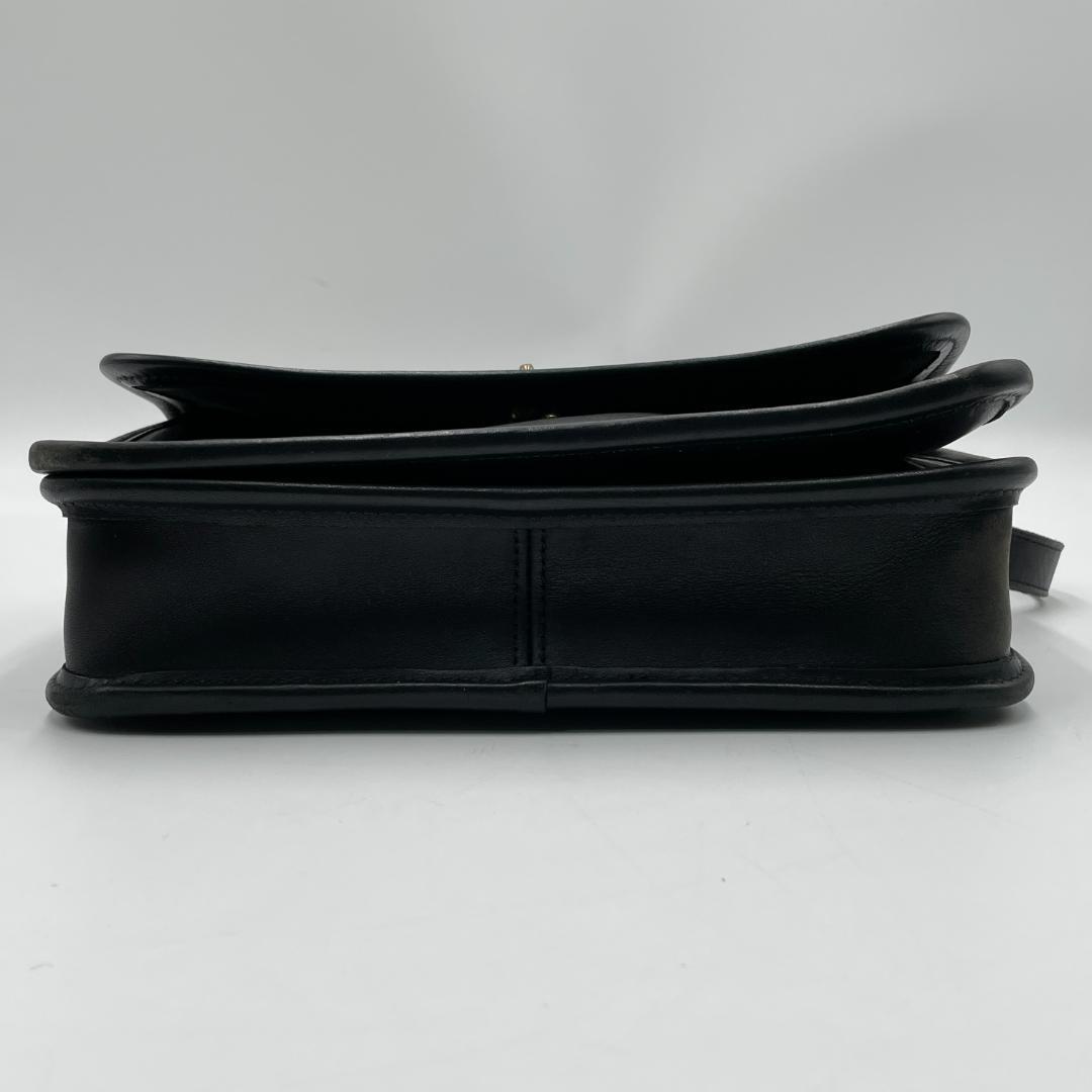 良品 COACH ショルダーバッグ レザー オールドコーチ ターンロック