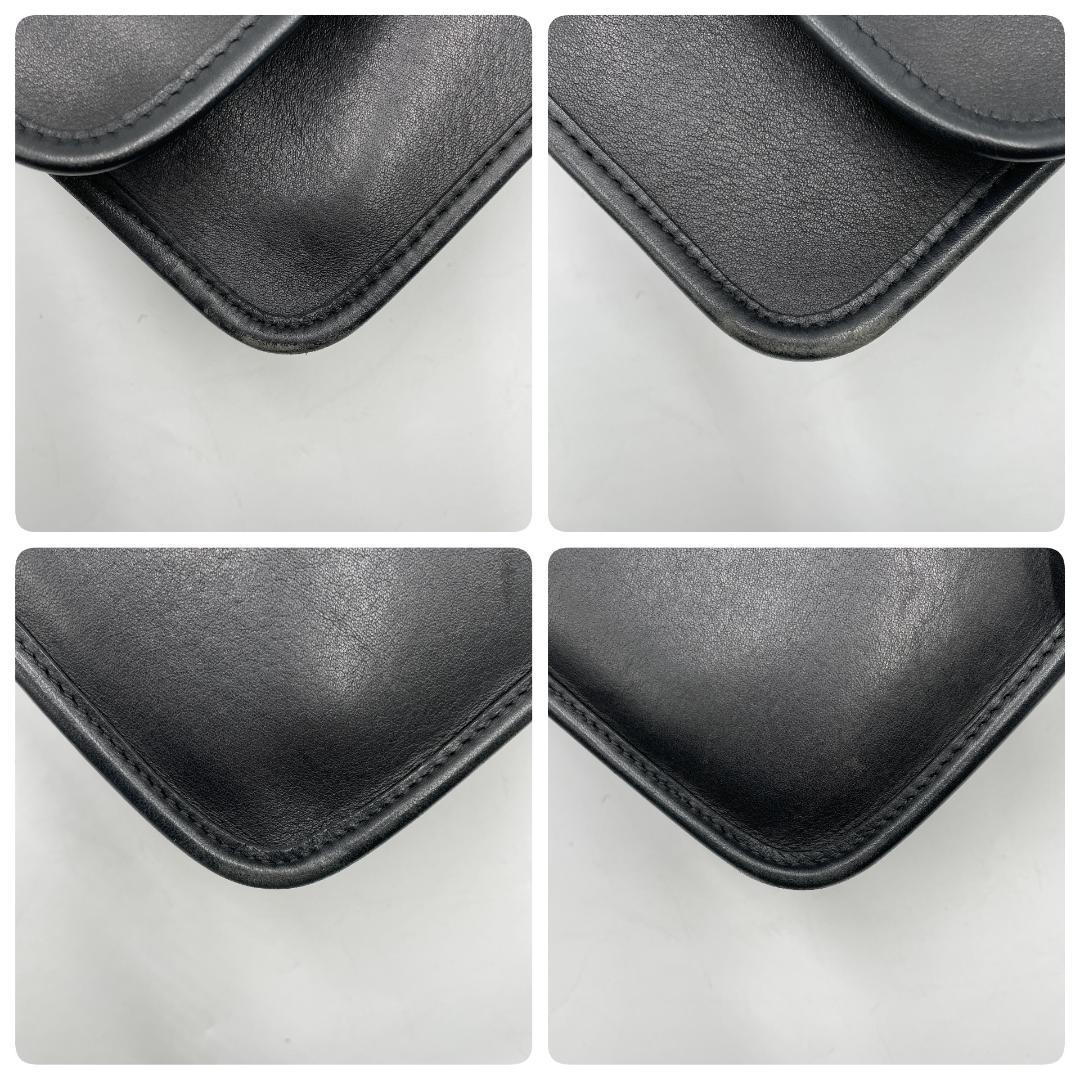 良品 COACH ショルダーバッグ レザー オールドコーチ ターンロック