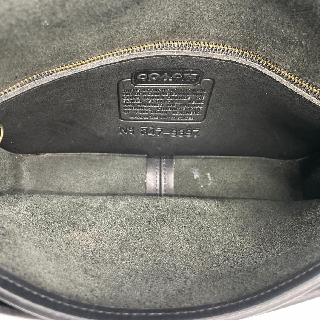 良品 COACH ショルダーバッグ レザー オールドコーチ ターンロック