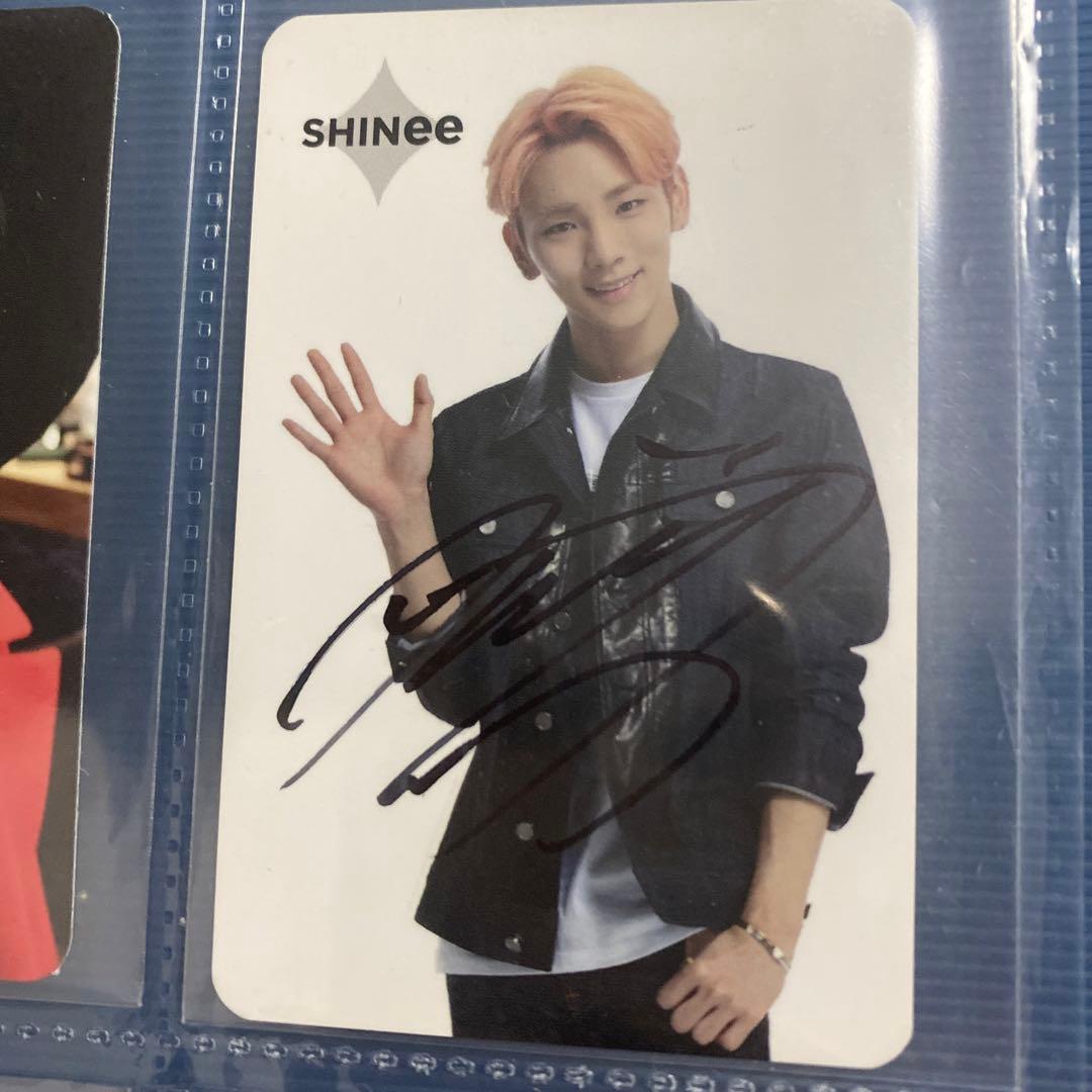 SHINee キー　サイン　直筆　トレカ