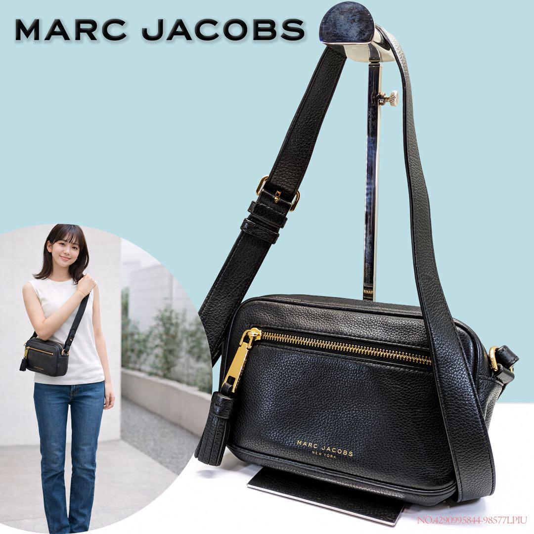 マークジェイコブス ショルダーバッグ シャッター カメラバッグ レザー 黒